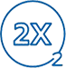 Up to 2x higher oxidative stability
